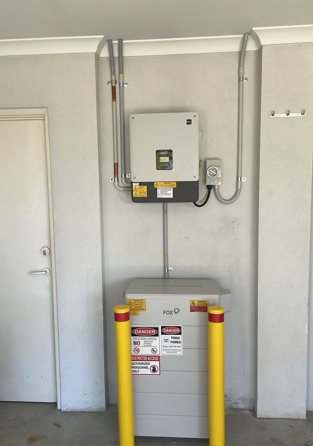 Fox ESS battery storage installation