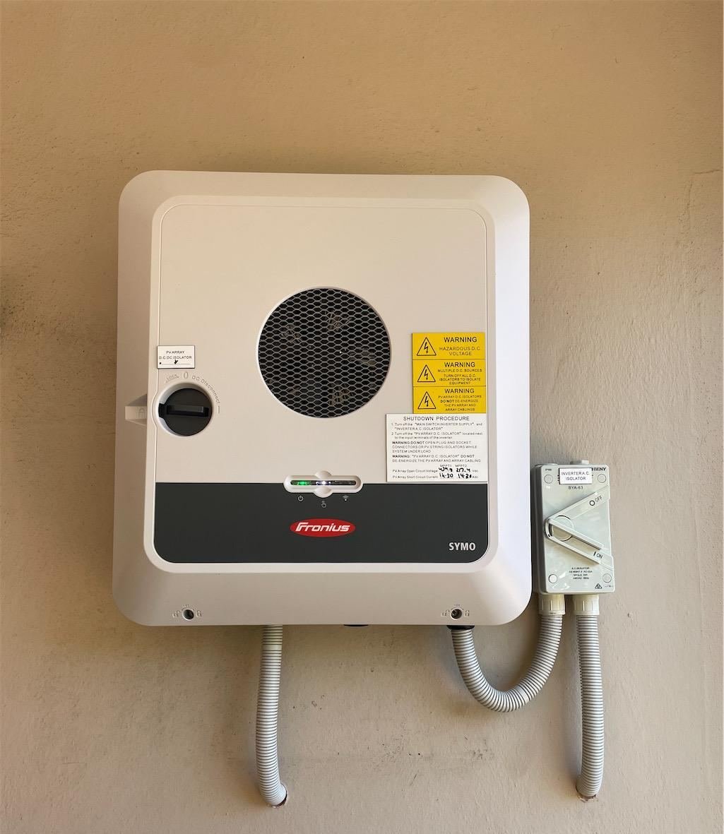 Inverter installation by Veeka Power Group