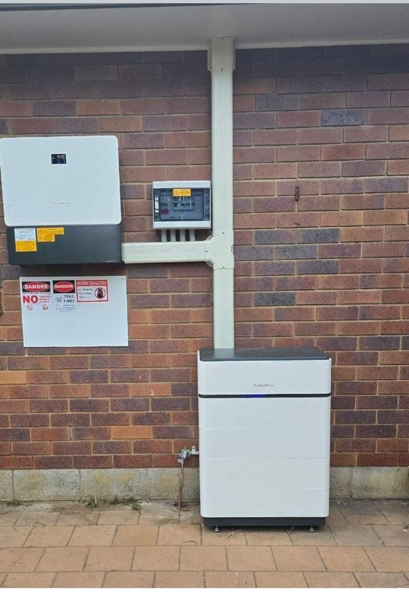 Switch board upgrade with battery storage